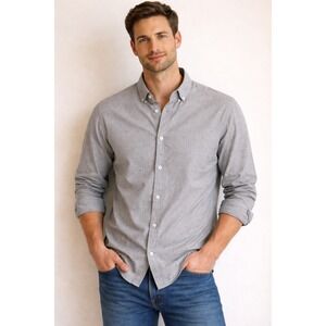 Untuckit Micro Floral Button Down Shirt Career Office Quiet Luxury Preppy Casual